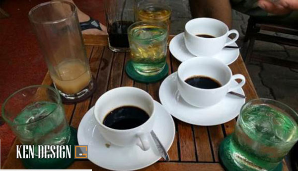 thiết kế quán cafe bình dân